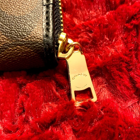 Like New Leather & Canvas Coach Wallet - Picture 7 of 7